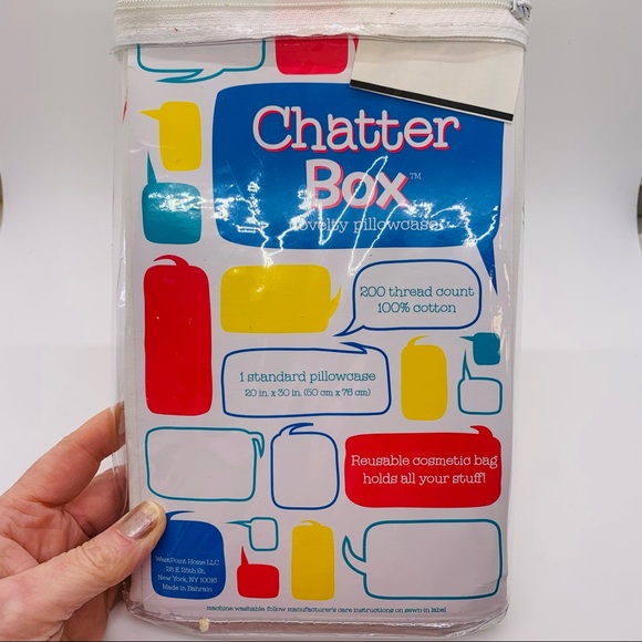 NWT Chatterbox Standard Pillowcase “Awesome Sauce” - Picture 1 of 3